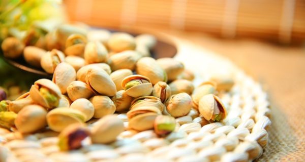 Smiling at Pistachios